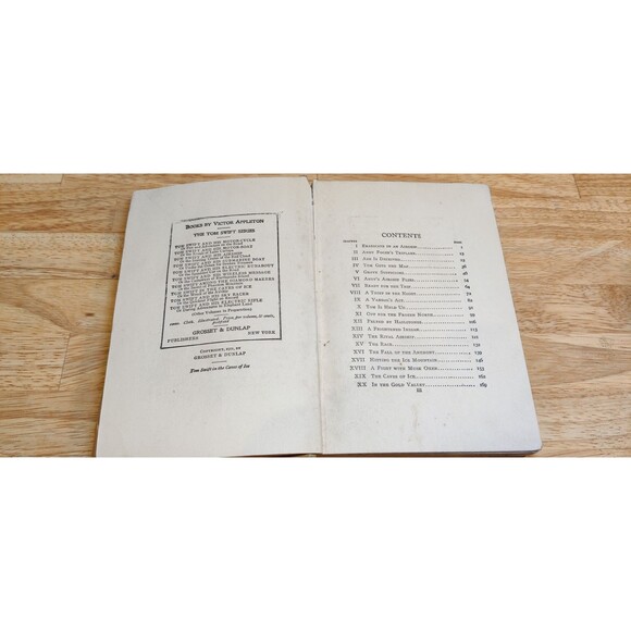 VINTAGE TOM SWIFT BOOKS – Land of Wonders and In the Caves of Ice 1917, 1911 - Picture 9 of 16